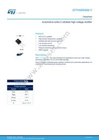 STTH60RQ06WY Datasheet Cover