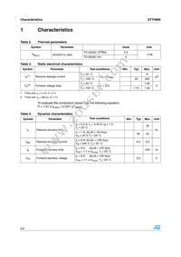 STTH806G Datasheet Page 2