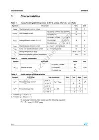 STTH810G Datasheet Page 2