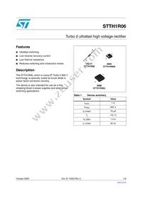 STTH8L06G Datasheet Cover