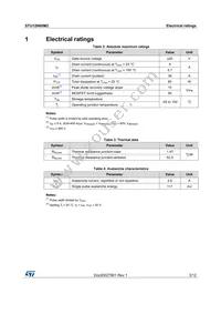 STU12N60M2 Datasheet Page 3