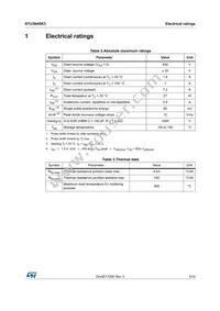 STU3N45K3 Datasheet Page 3