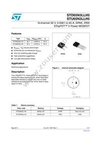 STU65N3LLH5 Datasheet Cover