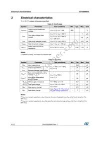 STU6N90K5 Datasheet Page 4