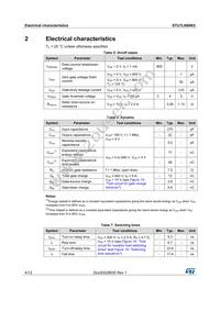 STU7LN80K5 Datasheet Page 4