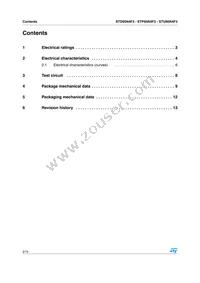 STU95N4F3 Datasheet Page 2