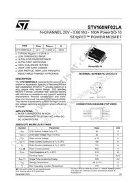 STV160NF02LAT4 Datasheet Cover