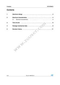 STV270N4F3 Datasheet Page 2