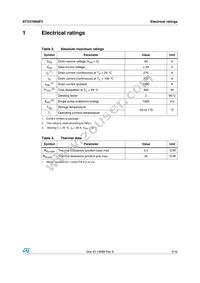 STV270N4F3 Datasheet Page 3