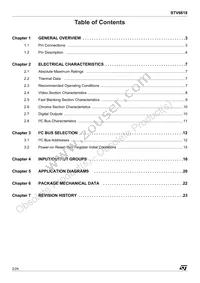 STV6618D Datasheet Page 2