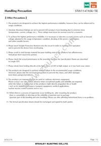 STW1147ASK-TR Datasheet Page 12