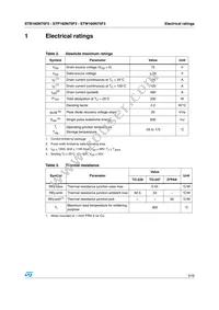 STW160N75F3 Datasheet Page 3
