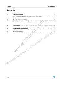 STW18NK80Z Datasheet Page 2