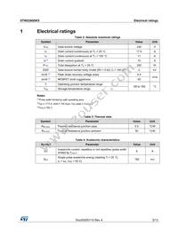 STW22N95K5 Datasheet Page 3