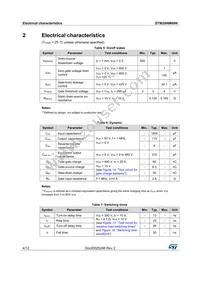 STW26NM60N Datasheet Page 4