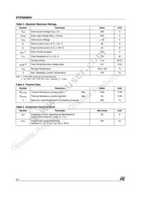 STW38NB20 Datasheet Page 2