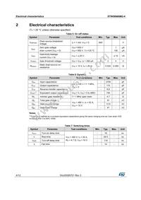 STW56N60M2-4 Datasheet Page 4