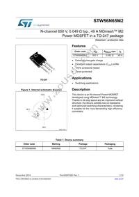 STW56N65M2 Cover