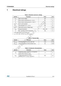 STW60NM50N Datasheet Page 3