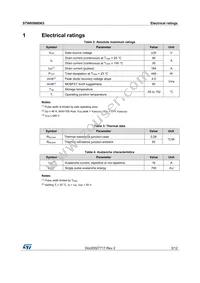 STW65N80K5 Datasheet Page 3