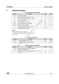 STW6N90K5 Datasheet Page 3