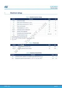 STW7N90K5 Datasheet Page 2