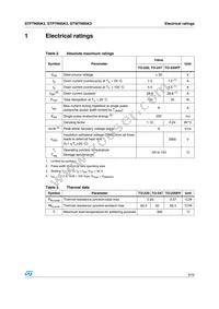 STW7N95K3 Datasheet Page 3
