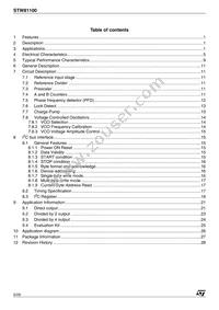 STW81100ATR-1 Datasheet Page 2