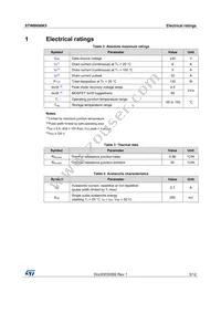 STW8N90K5 Datasheet Page 3