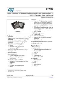 STWBCTR Datasheet Cover