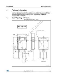 STY145N65M5 Datasheet Page 9