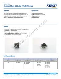 SU9VF-07015 Datasheet Cover