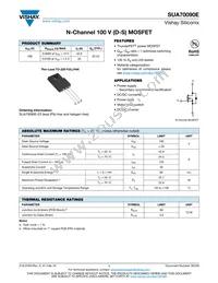 SUA70090E-E3 Datasheet Cover