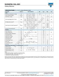 SUD08P06-155L-GE3 Datasheet Page 2