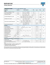 SUD15N15-95-E3 Datasheet Page 2