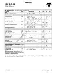 SUD19P06-60L-E3 Datasheet Page 2