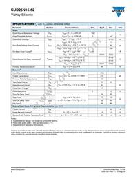 SUD25N15-52-T4-E3 Datasheet Page 2