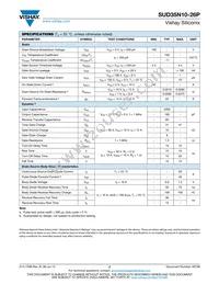 SUD35N10-26P-T4GE3 Datasheet Page 2