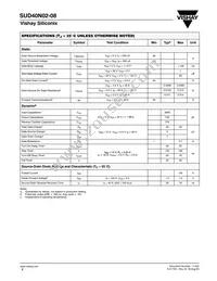 SUD40N02-08-E3 Datasheet Page 2