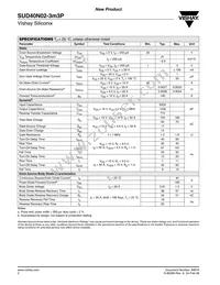 SUD40N02-3M3P-E3 Datasheet Page 2