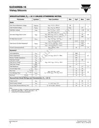 SUD40N08-16-E3 Datasheet Page 2