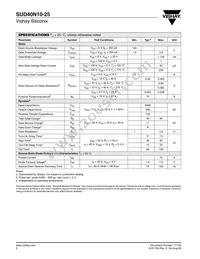 SUD40N10-25-T4-E3 Datasheet Page 2