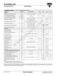 SUD50N025-06P-E3 Datasheet Page 2