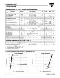 SUD50N03-06P-E3 Datasheet Page 2