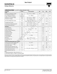 SUD50P08-26-E3 Datasheet Page 2