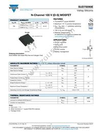 SUD70090E-GE3 Datasheet Cover