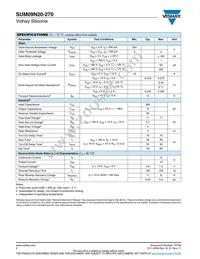 SUM09N20-270-E3 Datasheet Page 2