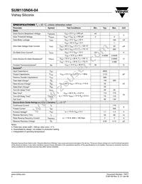 SUM110N04-04-E3 Datasheet Page 2