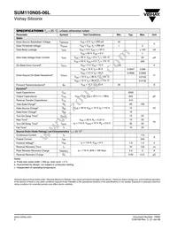 SUM110N05-06L-E3 Datasheet Page 2