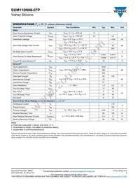SUM110N08-07P-E3 Datasheet Page 2